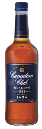 Canadian Club - 10 year Reserve Whisky