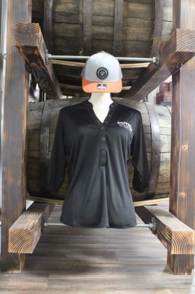 Rocky Mountain Liquor - Crush Henley Polo Black (Large) (Each)